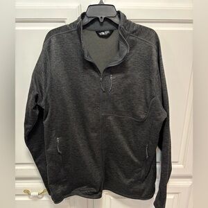 The North Face Outdoor Zip Up Long Sleeve Heather Gray Jacket Men’s Size XL